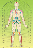 Multi-needle massage carpet, reflexology, qi, chi energy flow, acupuncture, biohacking